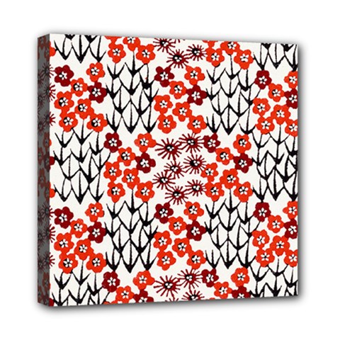 Simple Japanese Patterns Mini Canvas 8  X 8  by BangZart