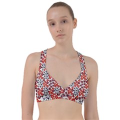 Simple Japanese Patterns Sweetheart Sports Bra