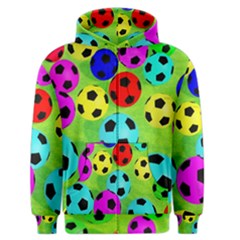 Balls Colors Men s Zipper Hoodie