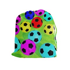 Balls Colors Drawstring Pouches (extra Large) by BangZart