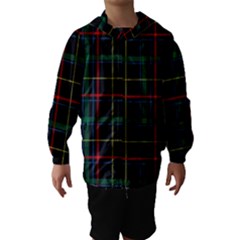 Tartan Plaid Pattern Hooded Wind Breaker (kids)