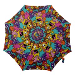 Monster Patterns Hook Handle Umbrellas (small) by BangZart