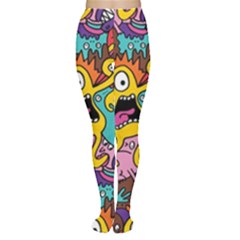 Monster Patterns Women s Tights