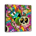 Crazy Illustrations & Funky Monster Pattern Mini Canvas 6  x 6  View1