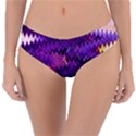 Purple And Yellow Zig Zag Reversible Classic Bikini Bottoms View1