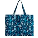 Monster Pattern Zipper Mini Tote Bag View2