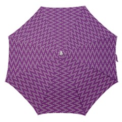 Zig Zag Background Purple Straight Umbrellas