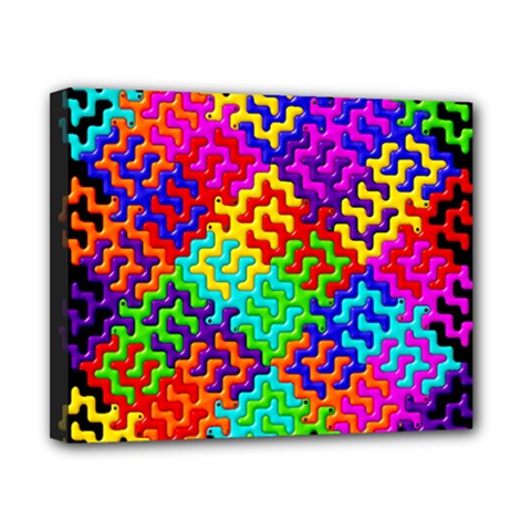 3d Fsm Tessellation Pattern Canvas 10  X 8  by BangZart