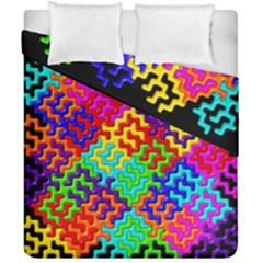 3d Fsm Tessellation Pattern Duvet Cover Double Side (california King Size) by BangZart