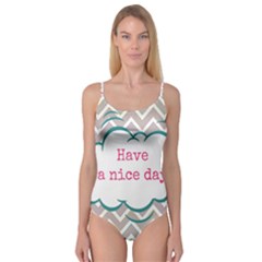 Have A Nice Day Camisole Leotard 