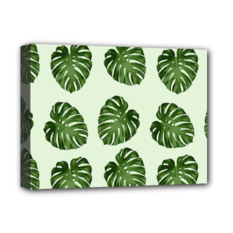 Leaf Pattern Seamless Background Deluxe Canvas 16  X 12   by BangZart