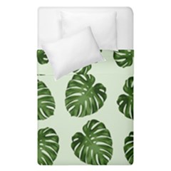 Leaf Pattern Seamless Background Duvet Cover Double Side (single Size)