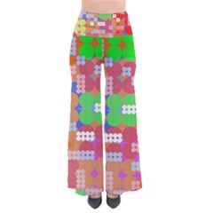 Abstract Polka Dot Pattern Pants