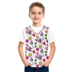 Cute Doodle Wallpaper Pattern Kids  Sportswear by BangZart