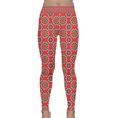 Floral Seamless Pattern Vector Classic Yoga Leggings