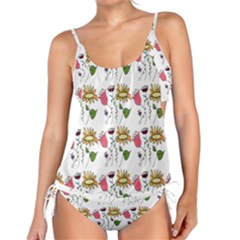 Handmade Pattern With Crazy Flowers Tankini by BangZart