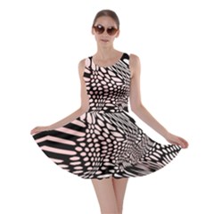 Abstract Fauna Pattern When Zebra And Giraffe Melt Together Skater Dress by BangZart