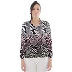 Abstract Fauna Pattern When Zebra And Giraffe Melt Together Wind Breaker (women) by BangZart