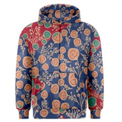 Floral Seamless Pattern Vector Texture Men s Zipper Hoodie