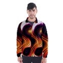 Colourful Abstract Background Design Wind Breaker (Men) View1