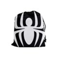 White Spider Drawstring Pouches (Large)  View1