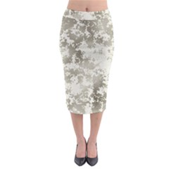 Wall Rock Pattern Structure Dirty Midi Pencil Skirt