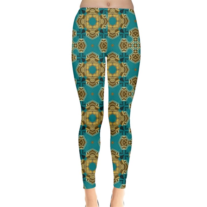 Vintage Pattern Unique Elegant Leggings 