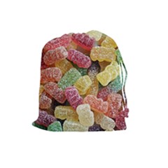 Jelly Beans Candy Sour Sweet Drawstring Pouches (large) 