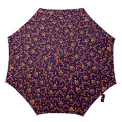 Abstract Background Floral Pattern Hook Handle Umbrellas (medium) by BangZart