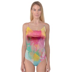 Pastel Watercolors Canvas                   Camisole Leotard by LalyLauraFLM