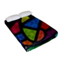 Stained Glass Color Texture Sacra Fitted Sheet (Full/ Double Size) View2