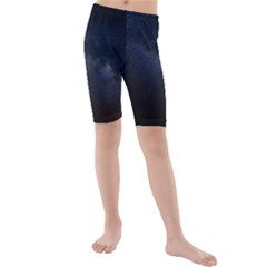 Cosmos Dark Hd Wallpaper Milky Way Kids  Mid Length Swim Shorts by BangZart