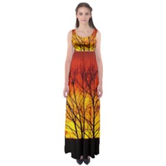 Sunset Abendstimmung Empire Waist Maxi Dress