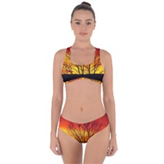 Sunset Abendstimmung Criss Cross Bikini Set by BangZart