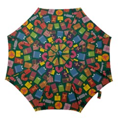 Presents Gifts Background Colorful Hook Handle Umbrellas (medium)