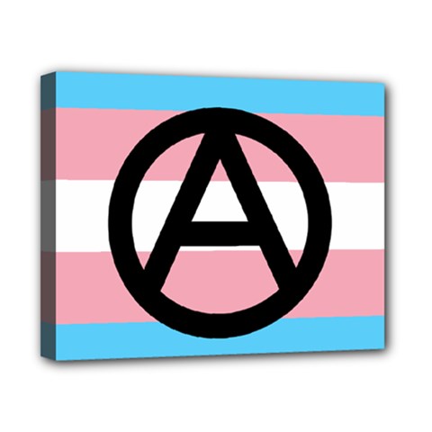 Anarchist Pride Canvas 10  X 8  by TransPrints