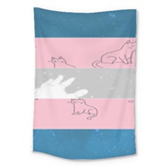 Pride Flag Large Tapestry by TransPrints