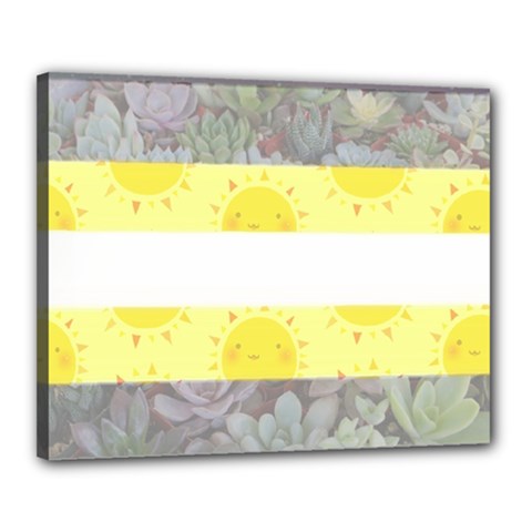 Cute Flag Canvas 20  X 16  by TransPrints