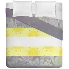 Cute Flag Duvet Cover Double Side (california King Size) by TransPrints