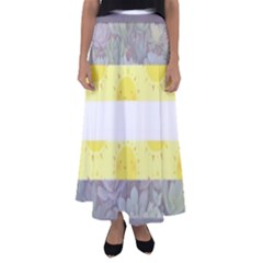 Cute Flag Flared Maxi Skirt