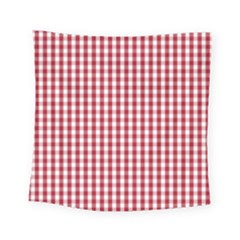 Usa Flag Red Blood Large Gingham Check Square Tapestry (small) by PodArtist