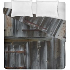 Alpine Hut Almhof Old Wood Grain Duvet Cover Double Side (king Size) by BangZart