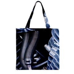 Motorcycle Details Zipper Grocery Tote Bag by BangZart