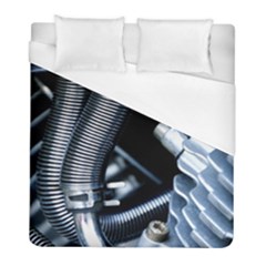 Motorcycle Details Duvet Cover (full/ Double Size)