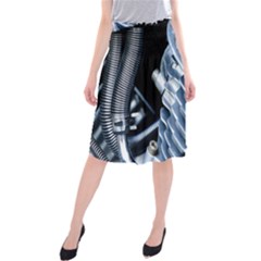 Motorcycle Details Midi Beach Skirt by BangZart