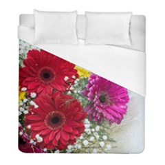 Flowers Gerbera Floral Spring Duvet Cover (full/ Double Size)