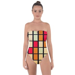 Mozaico Colors Glass Church Color Tie Back One Piece Swimsuit by BangZart