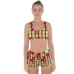 Mozaico Colors Glass Church Color Racerback Boyleg Bikini Set by BangZart