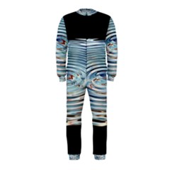 Wave Concentric Waves Circles Water Onepiece Jumpsuit (kids)