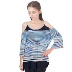 Wave Concentric Waves Circles Water Flutter Tees